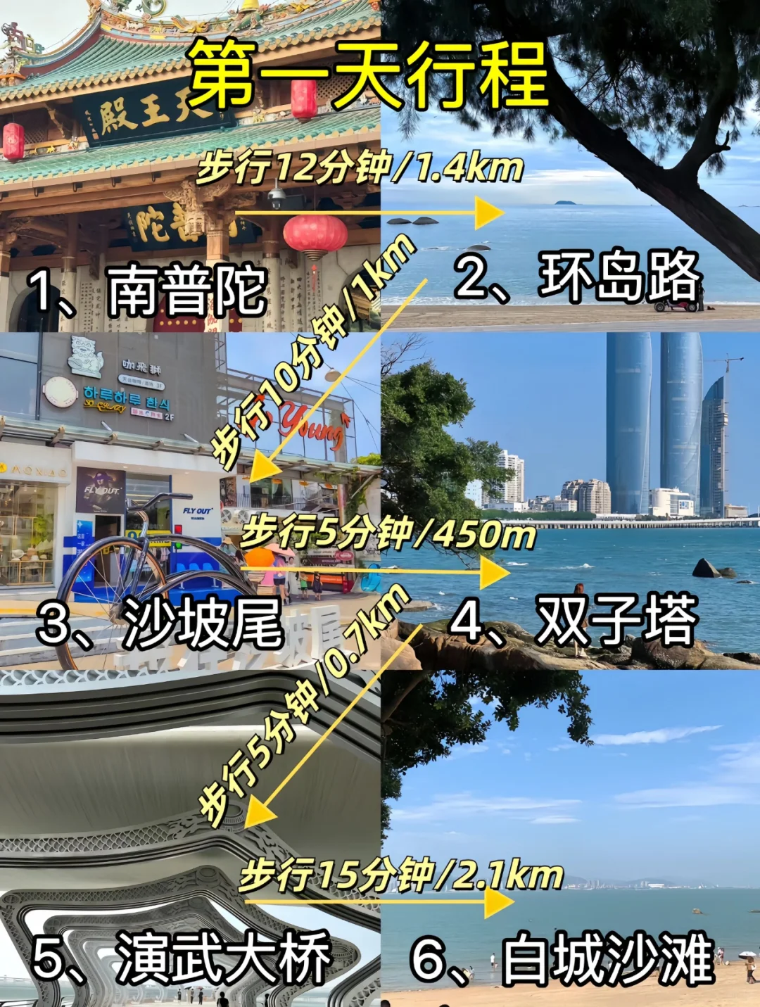 厦门4天3晚旅游 懒人版保姆式景点行程攻略