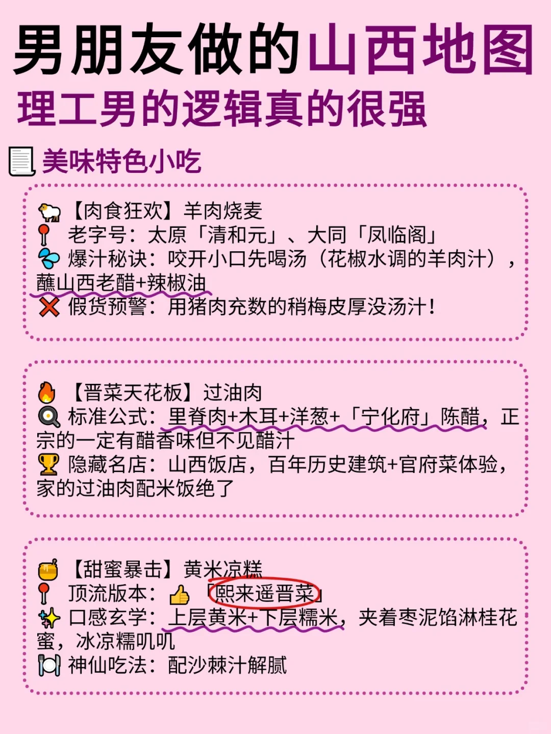 五一山西旅游攻略来啦😎完全不用带脑‼