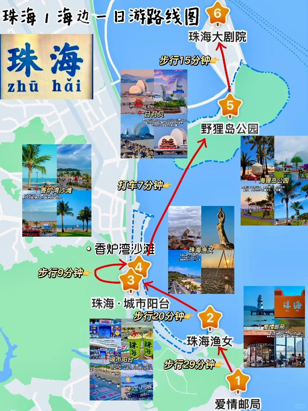 📍珠海海边🏝️一日游｜旅游攻略+美食+小吃