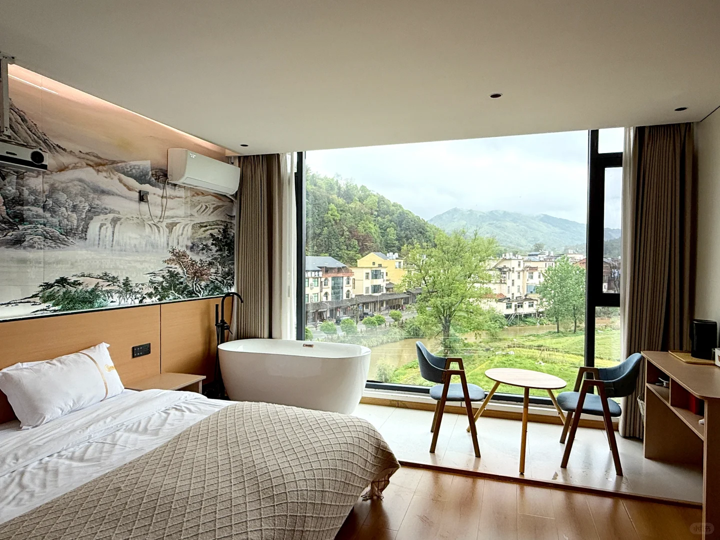 江西上饶望仙谷，夜晚蓝调时刻很美！