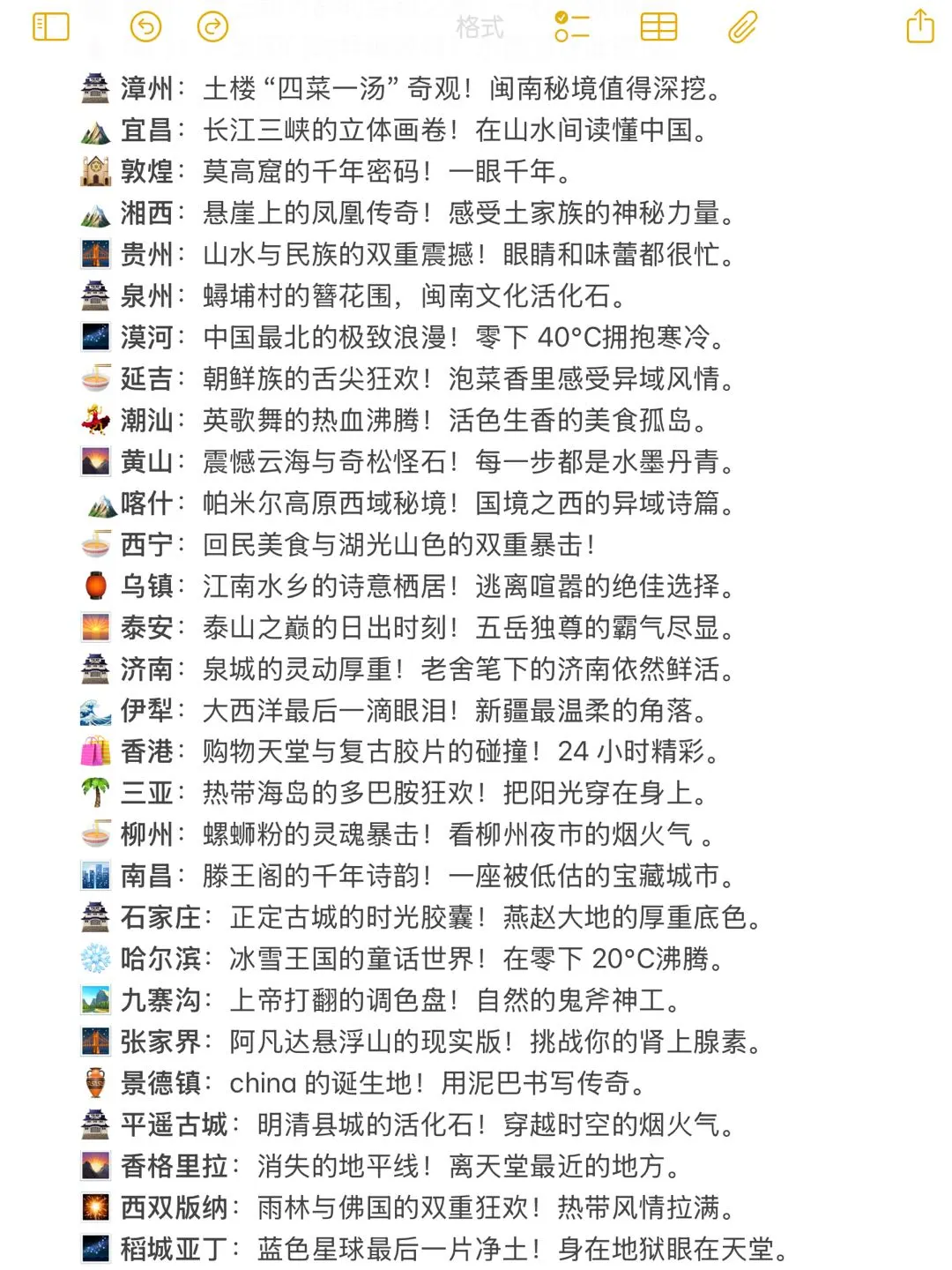 ✨女孩子30 岁前一定要打卡的城市清单‼️