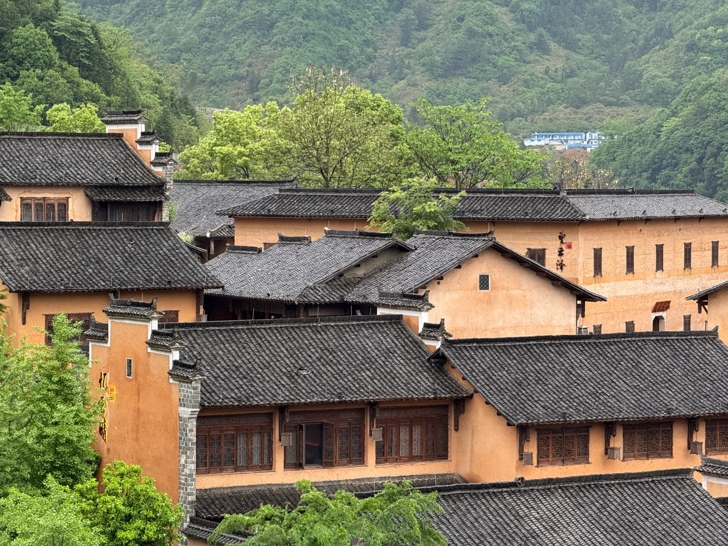 江西上饶望仙谷，夜晚蓝调时刻很美！