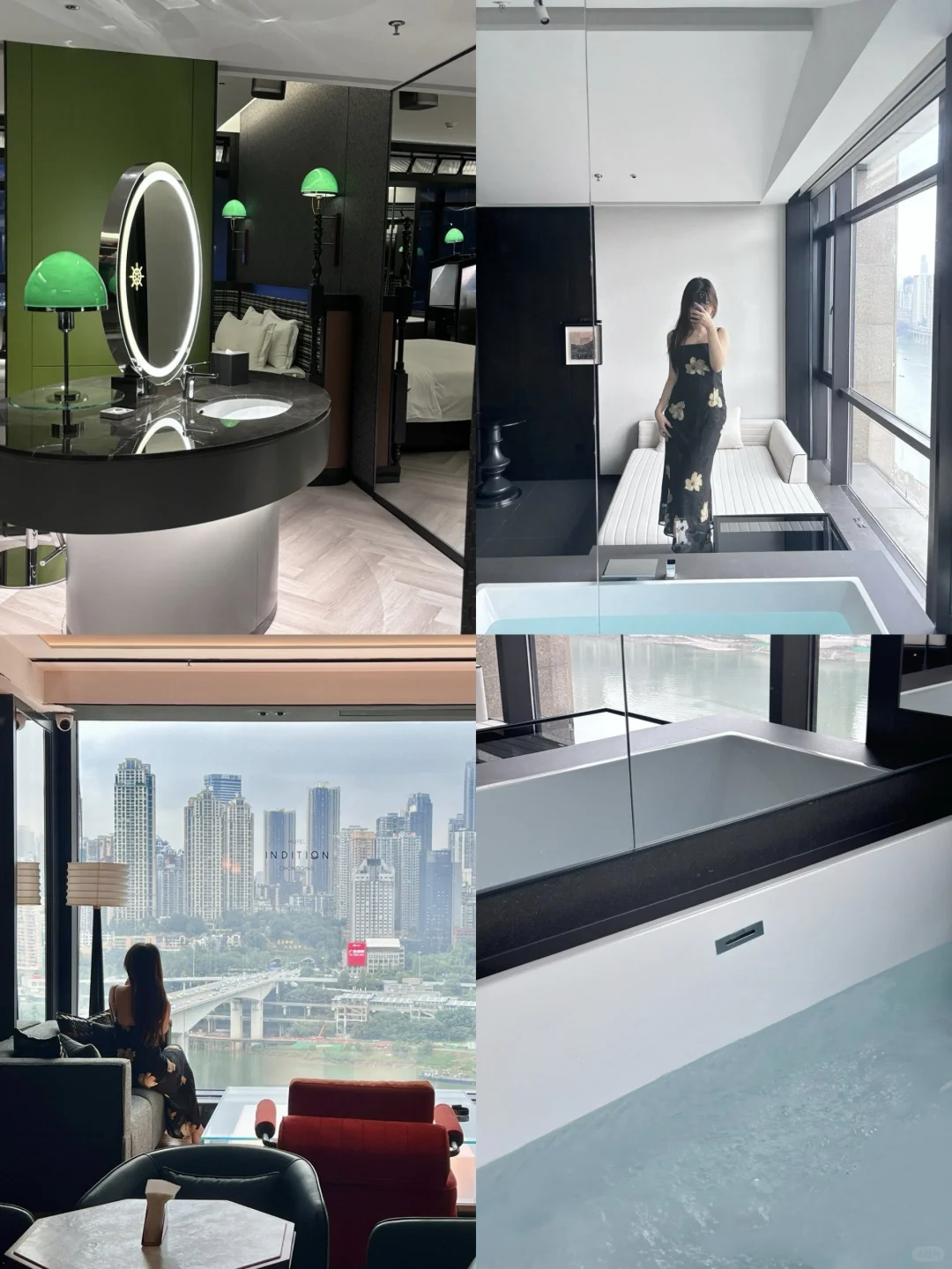 在重庆溜娃溜老公，住这家酒店比曼哈顿震撼