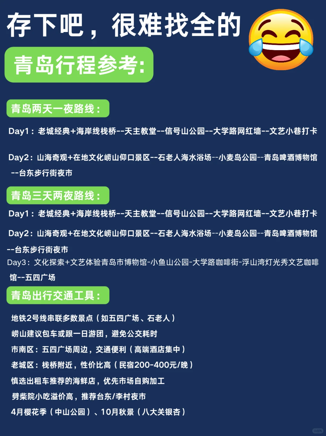 4-5月去青岛旅游🔥一定要听劝!!