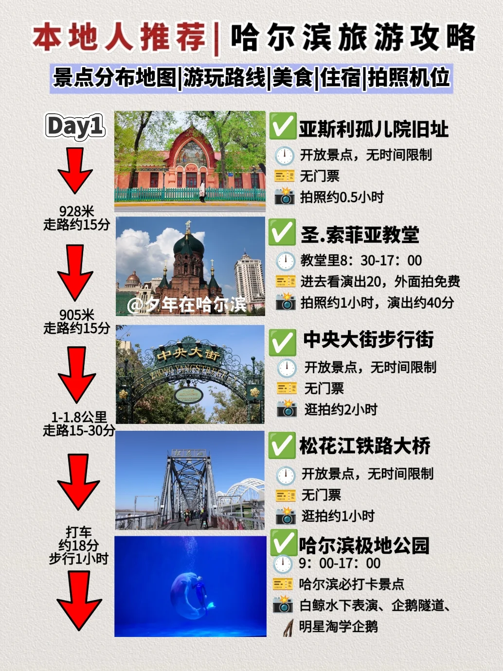 哈尔滨五一旅游✅3天2晚，看这篇就够了！