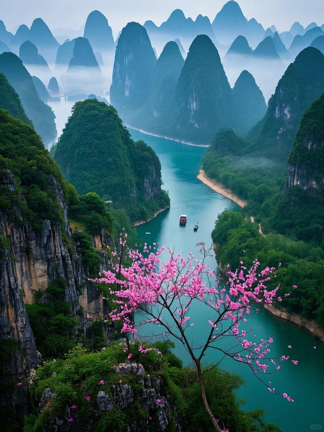 🌸闯入水墨画，桂林春日限定攻略。