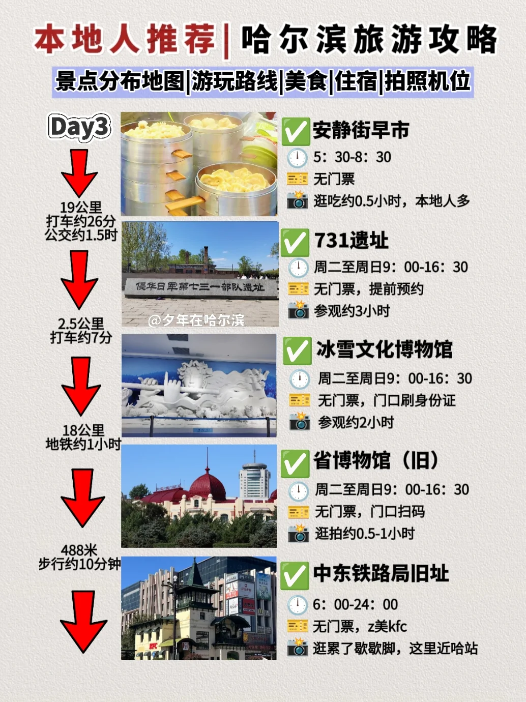 哈尔滨五一旅游✅3天2晚，看这篇就够了！