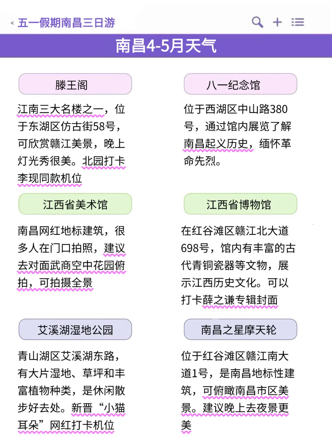 五一来南昌的宝子注意了，来之前一定要看‼️