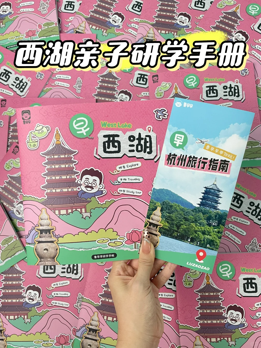 在西湖被追着问的研学手册，孩子太喜欢了❗️