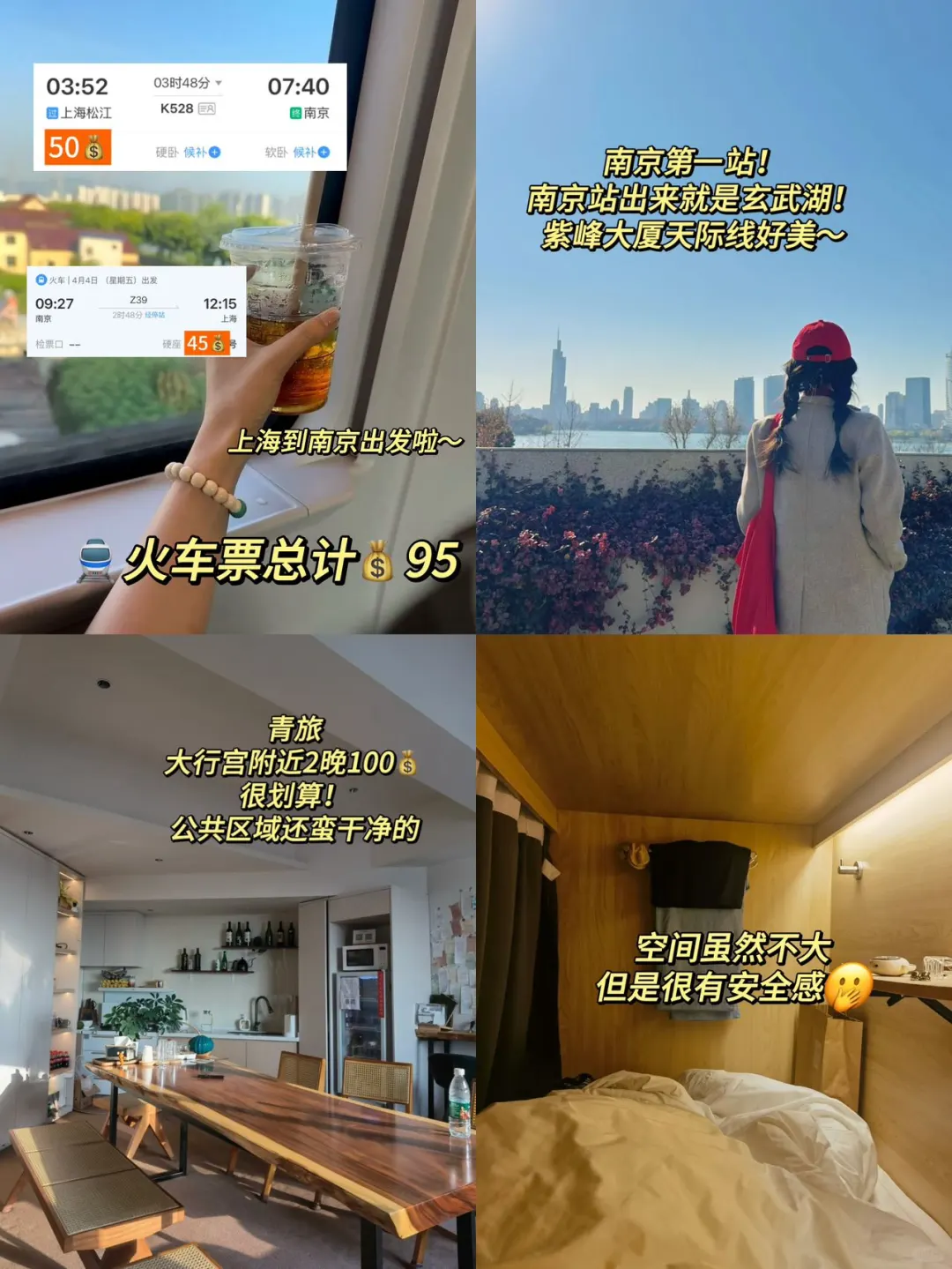 大学生800💰勇闯南京三日（已成功）