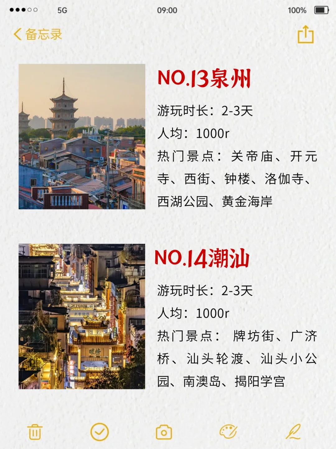 闺蜜出游❣情侣约会适合穷游的16个城市🔥