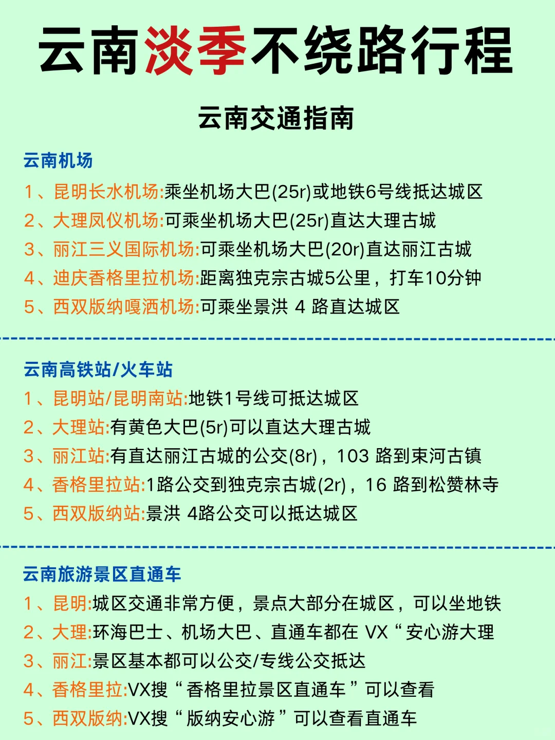 云南不绕路🙅路线安排｜速来抄作业❗️
