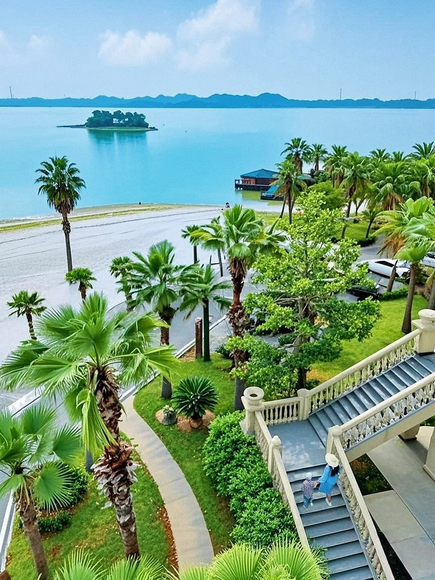 湖北罕见白沙滩🏝所有人都以为我在长滩岛