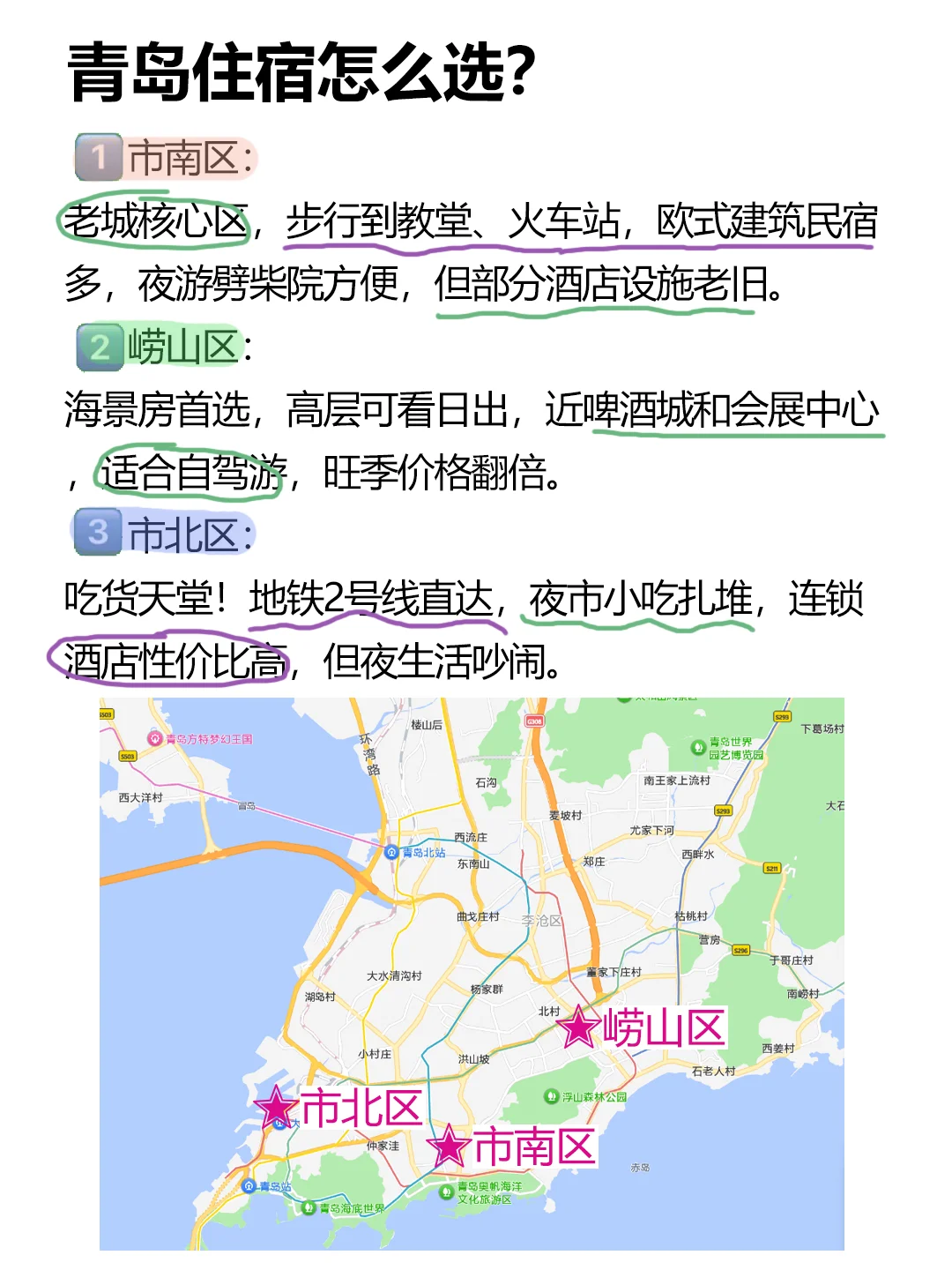 写给4-5月想去青岛的姐妹👭特全避💣