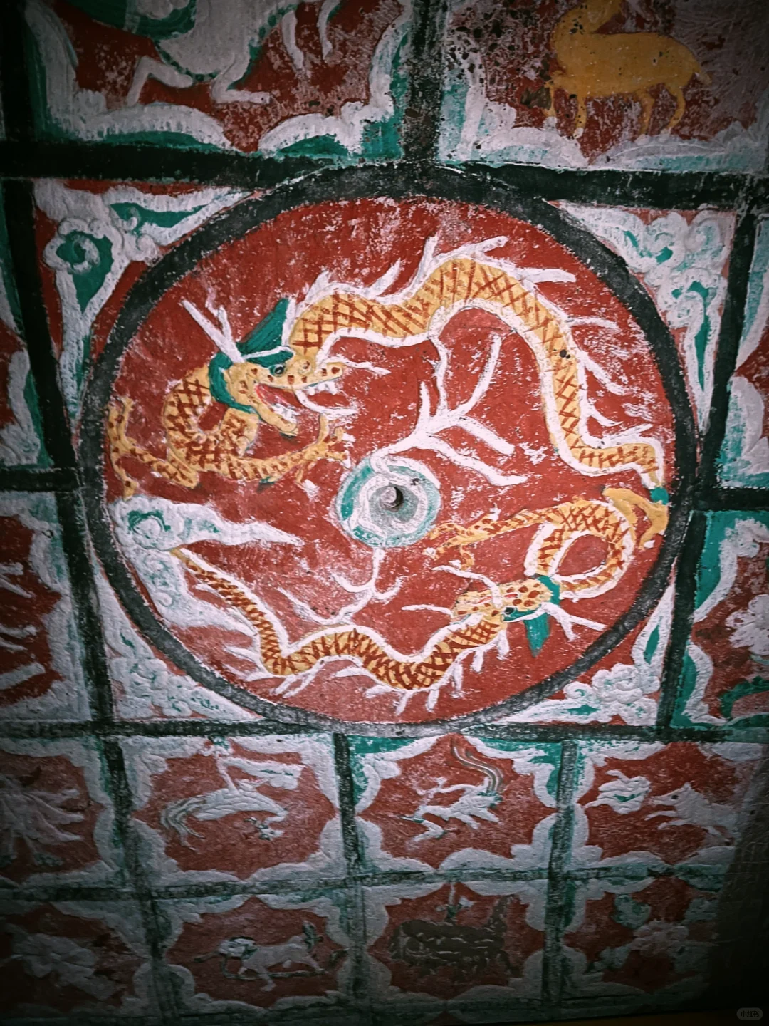 一组个人喜欢的的石窟寺藻井