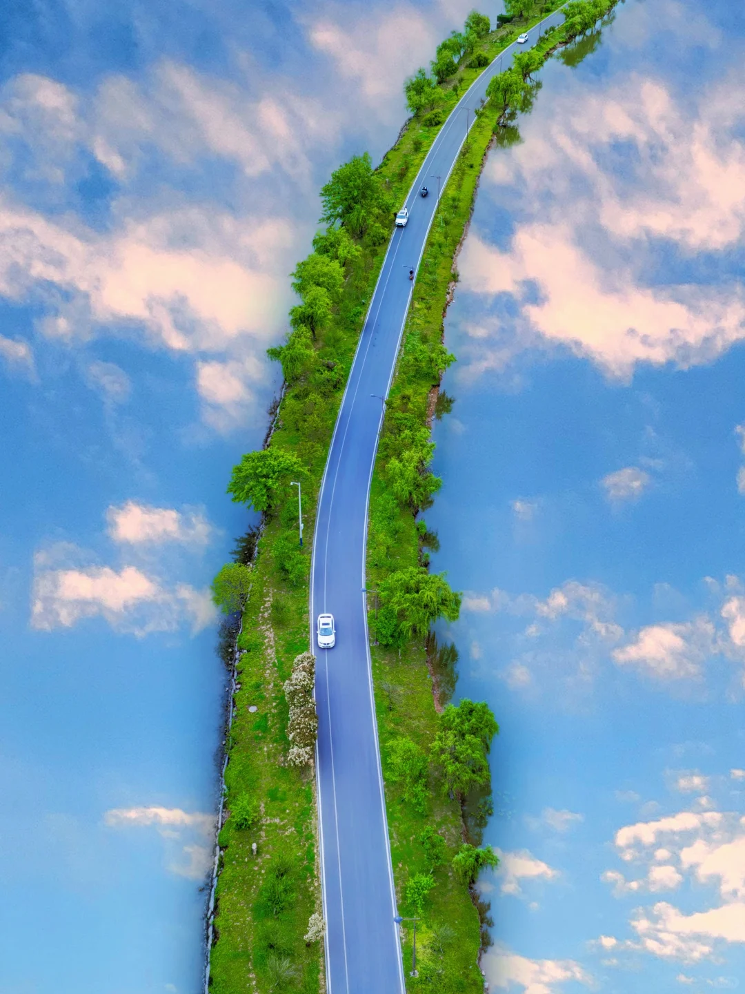 岳飞真的没骗我｜这里的湖上天路美爆了