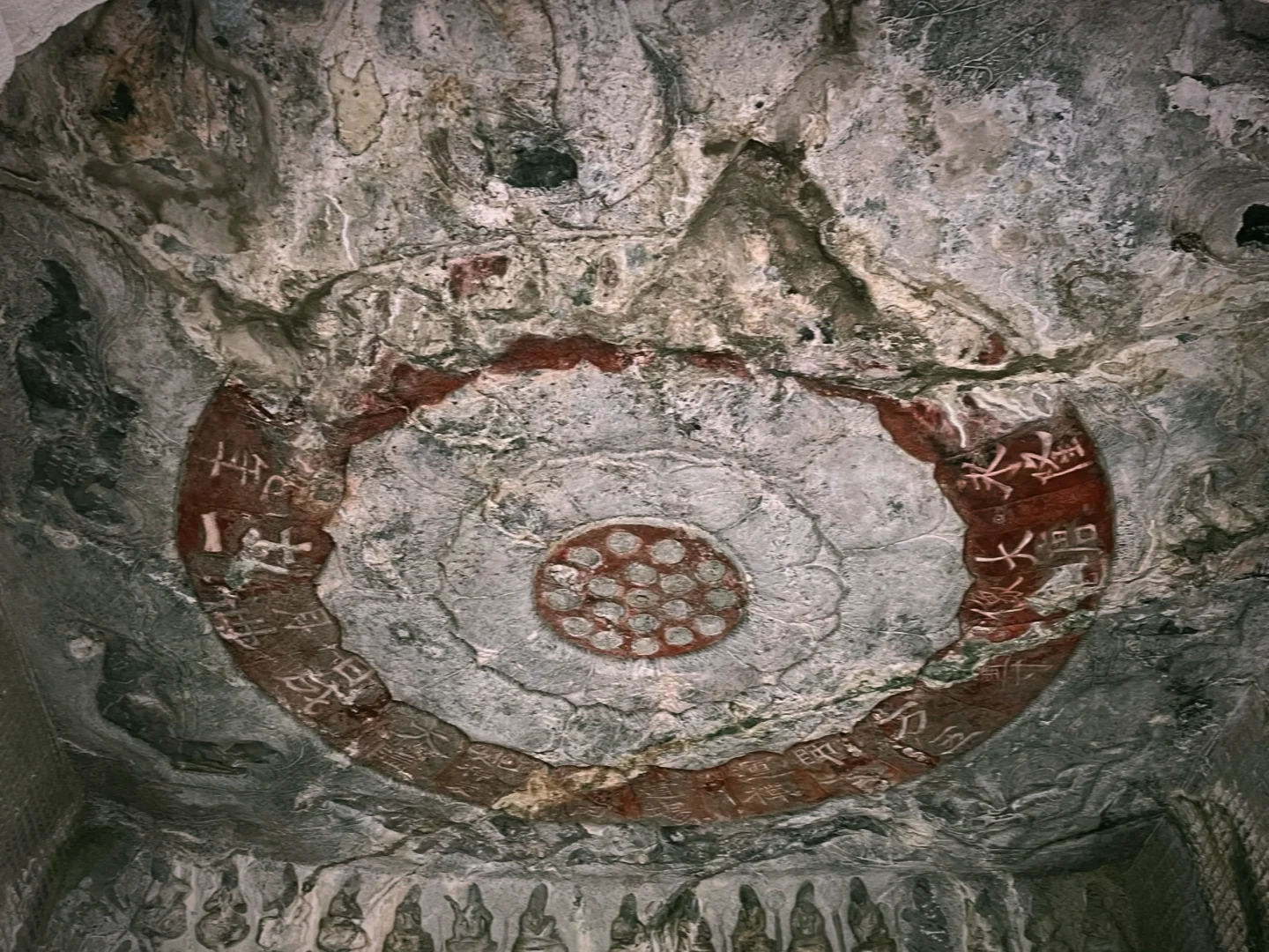 一组个人喜欢的的石窟寺藻井