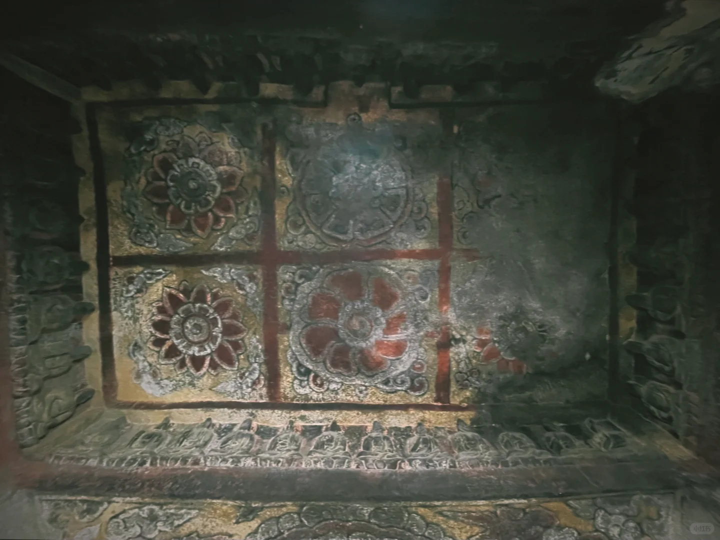 一组个人喜欢的的石窟寺藻井