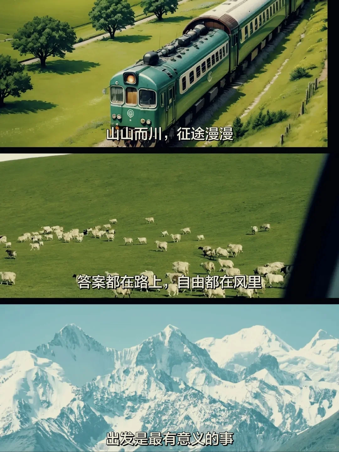 “旅行中只用半句话，就能刷爆朋友圈”