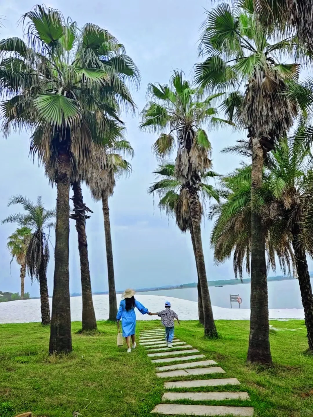 湖北罕见白沙滩🏝所有人都以为我在长滩岛