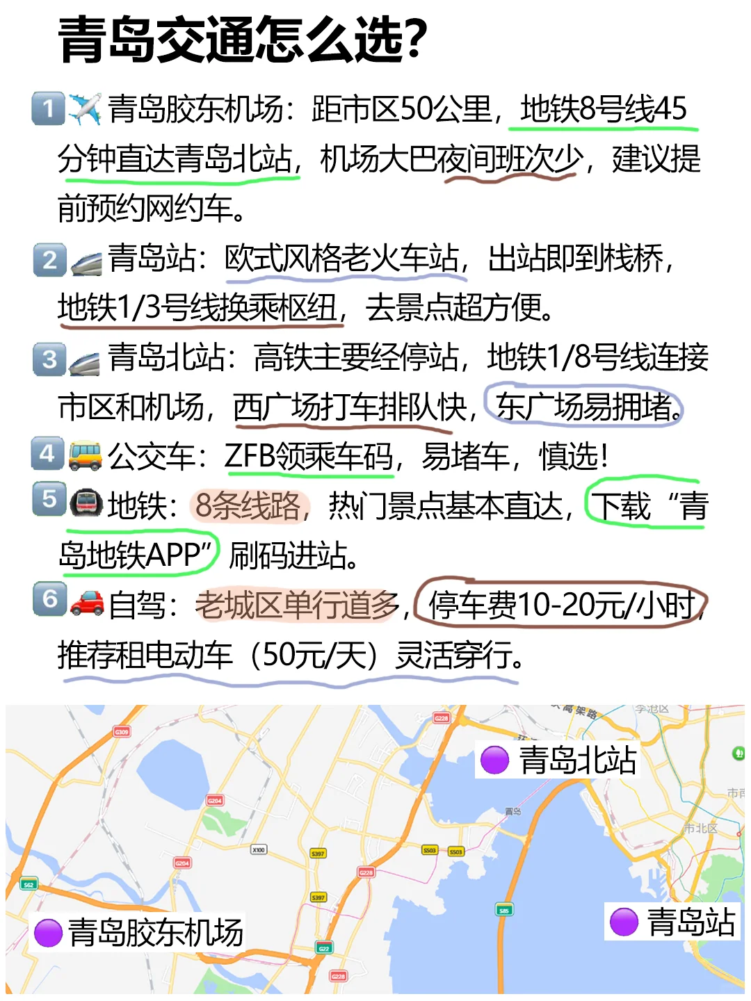 写给4-5月想去青岛的姐妹👭特全避💣