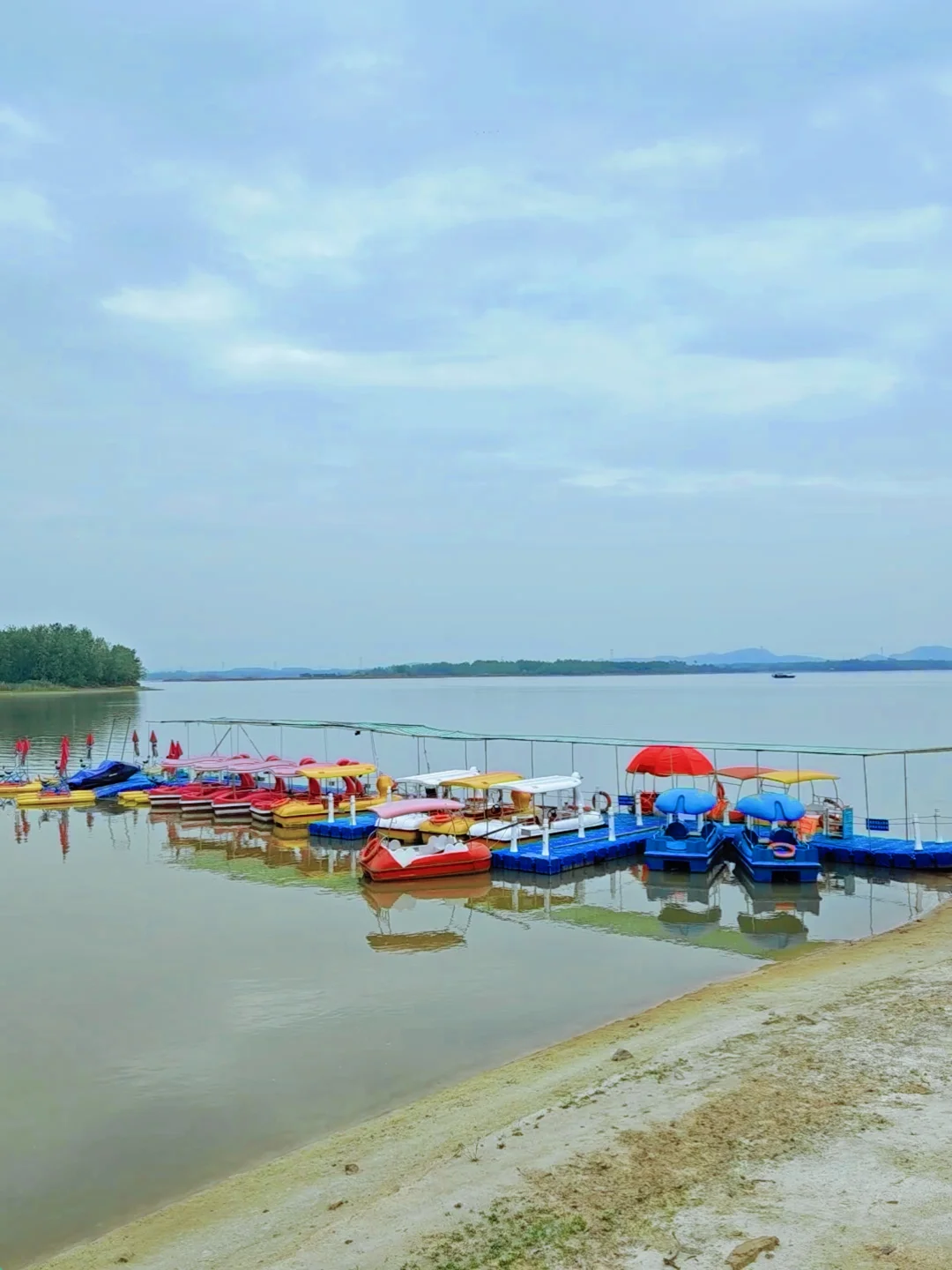 湖北罕见白沙滩🏝所有人都以为我在长滩岛