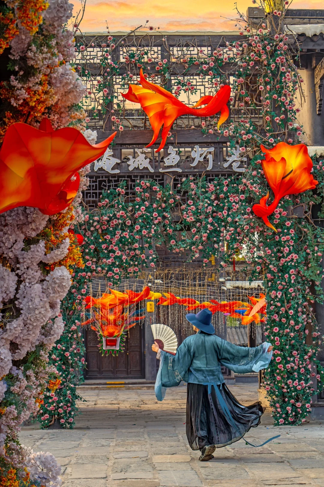 浪漫疯了❗️十万玫瑰峡谷‼️真的好震撼🥀