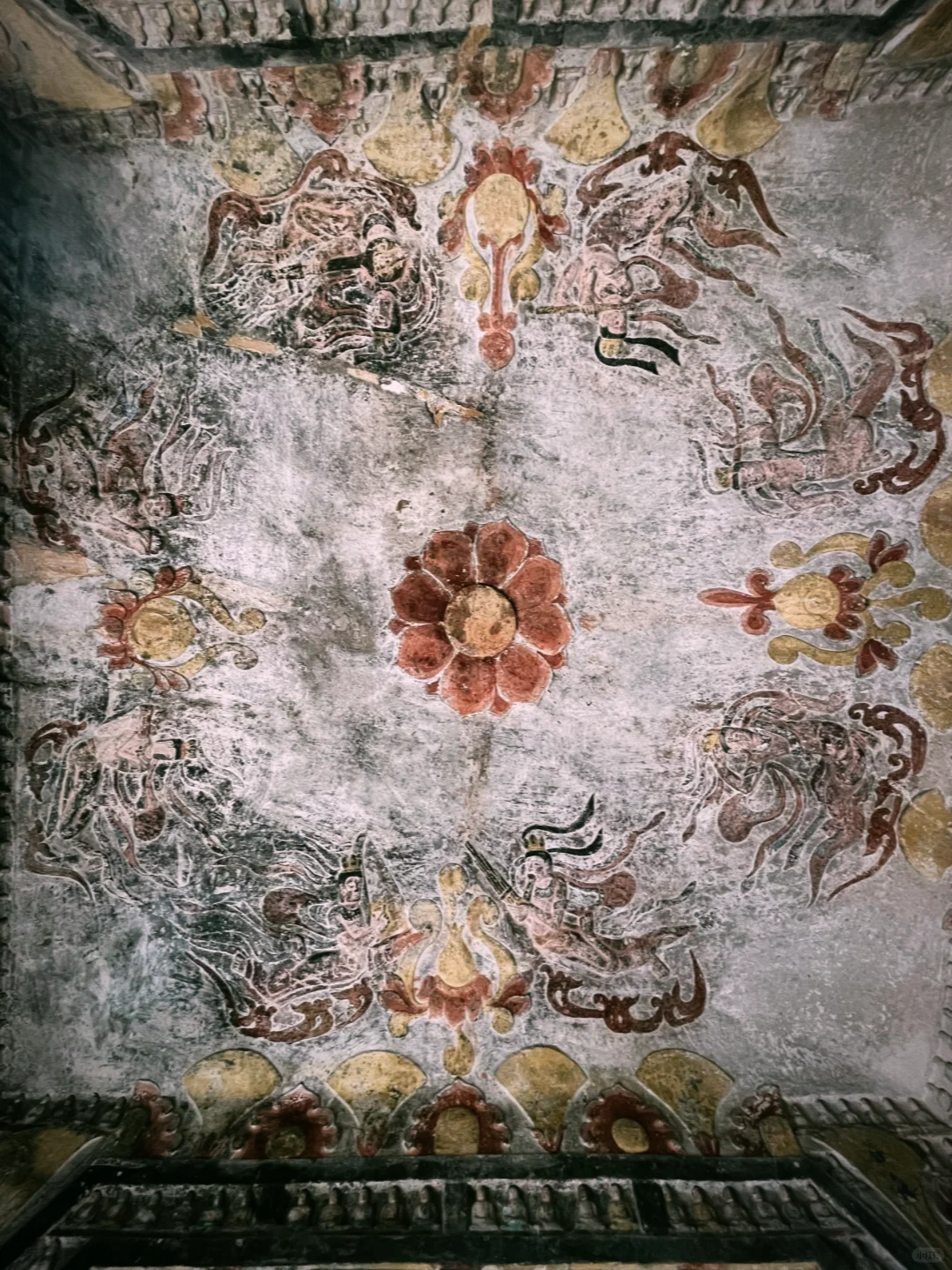 一组个人喜欢的的石窟寺藻井