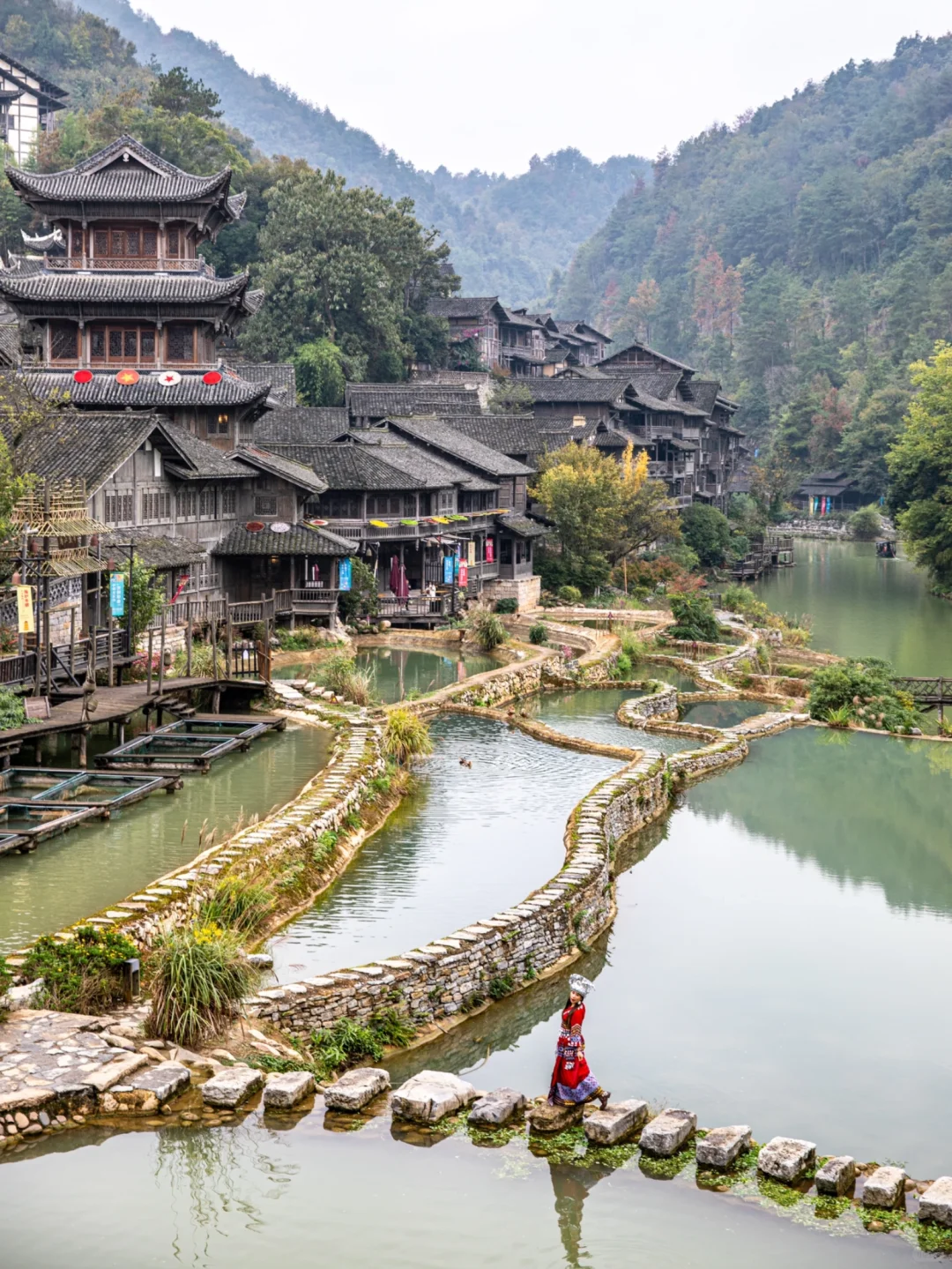 以为乌镇够美了，直到我来到了乌江寨