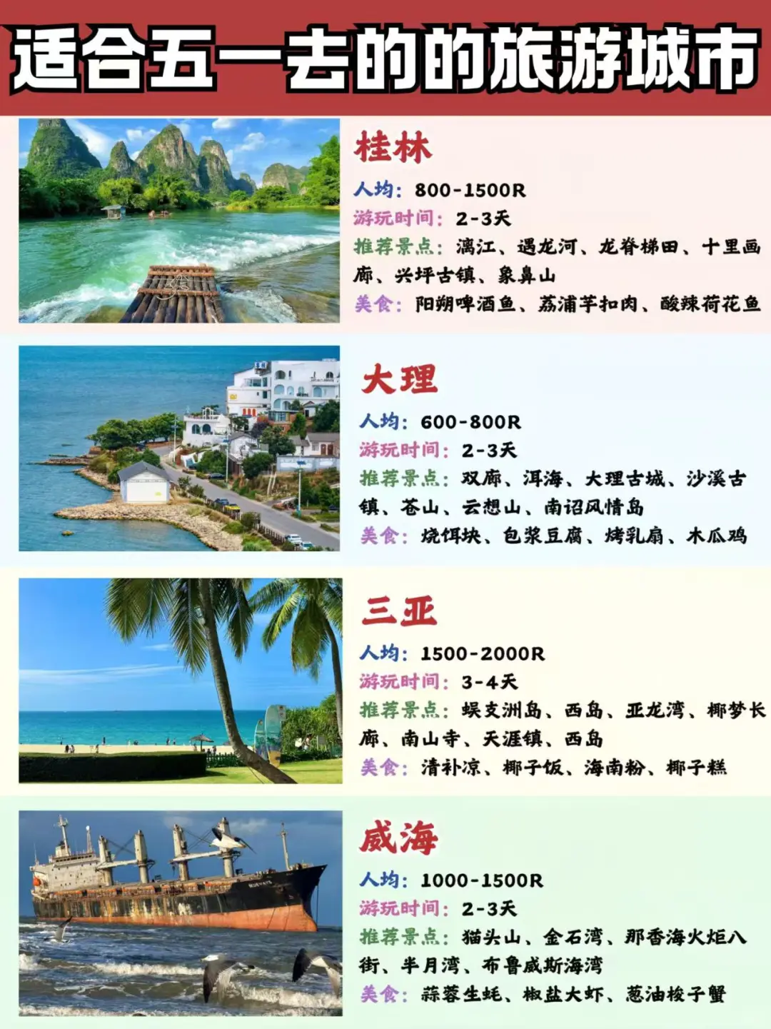 五一穷游，也很值得