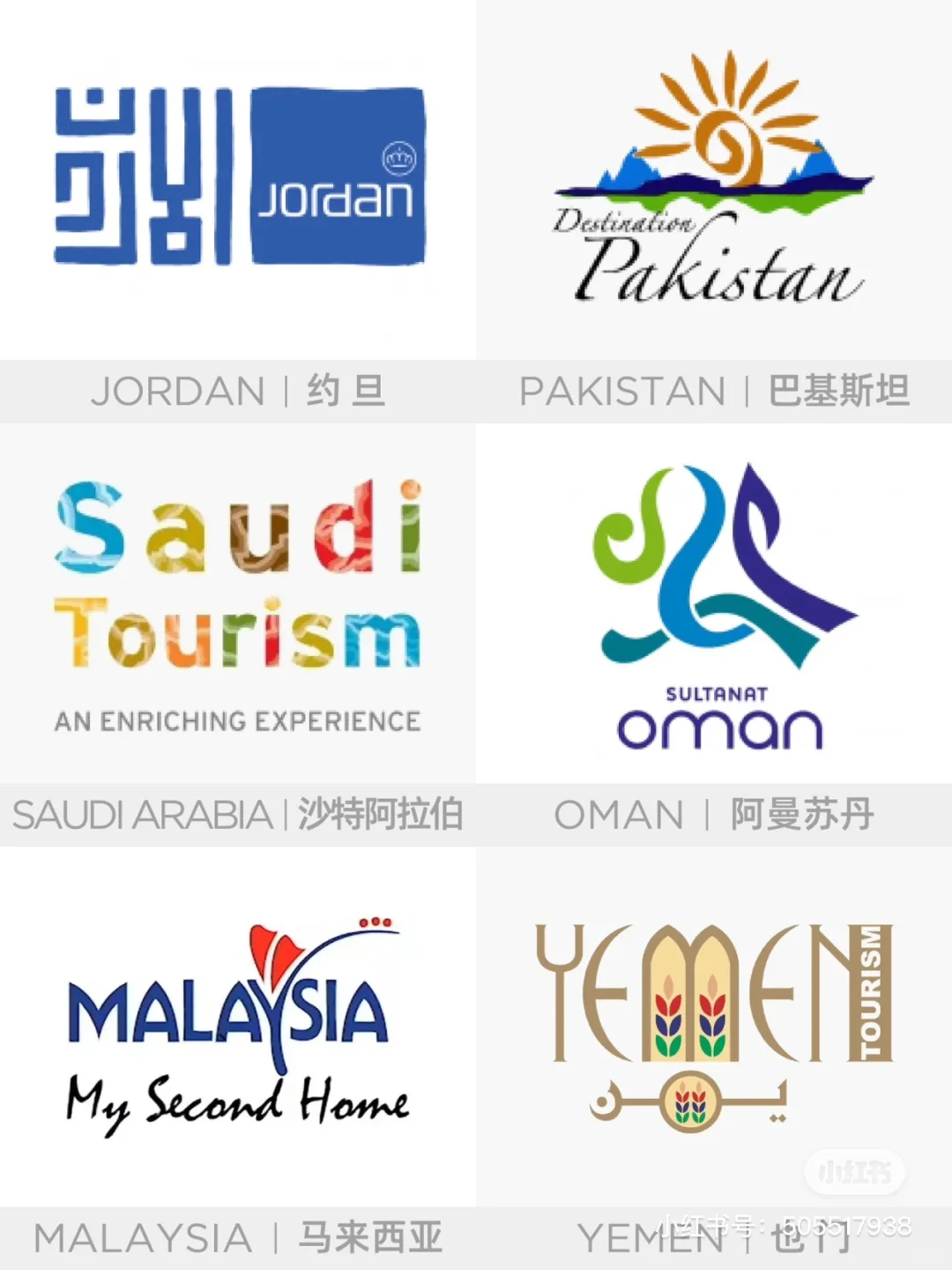 各国的旅游LOGO……