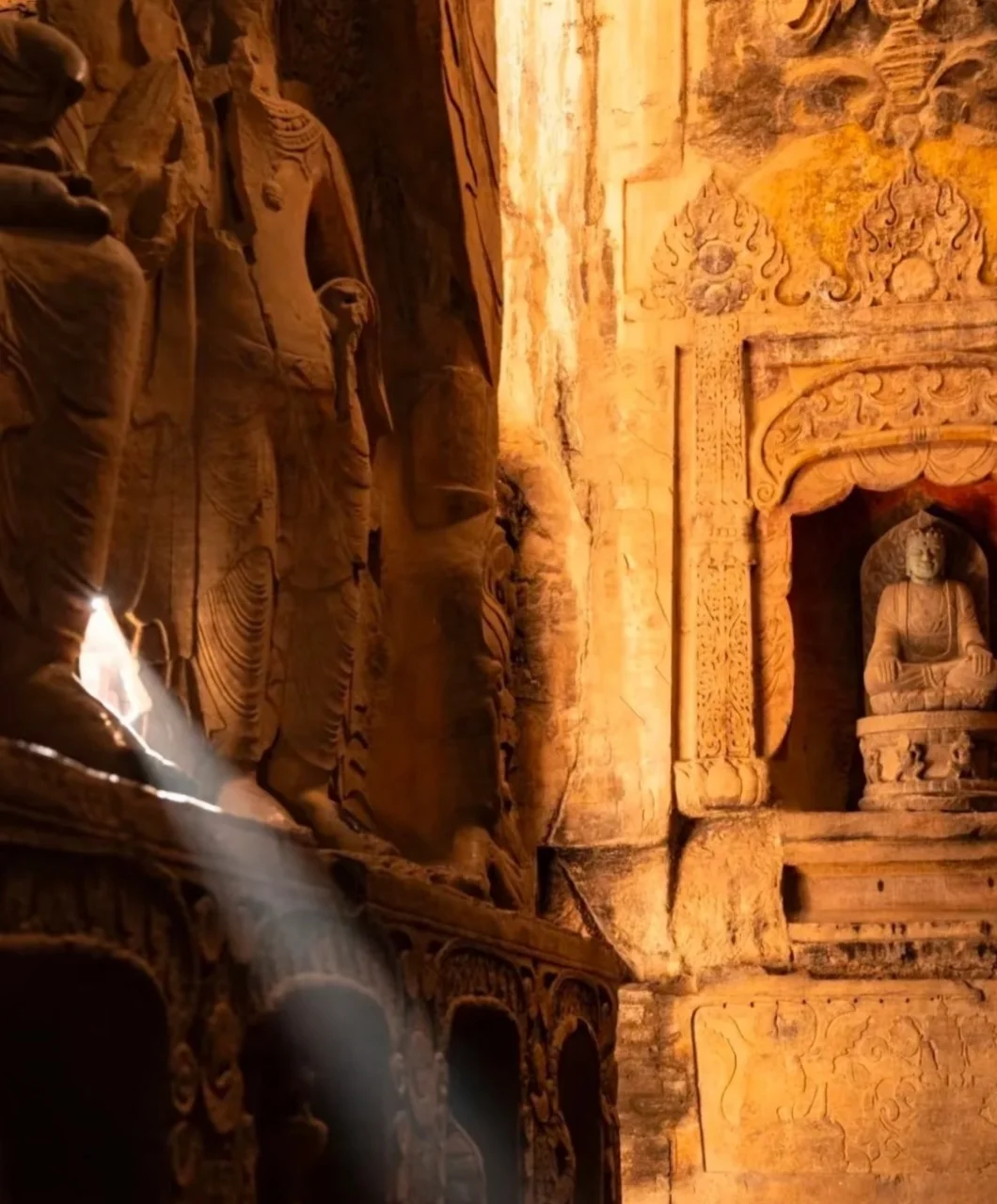 本以为云冈石窟够美，直到遇见响堂窟！！😍