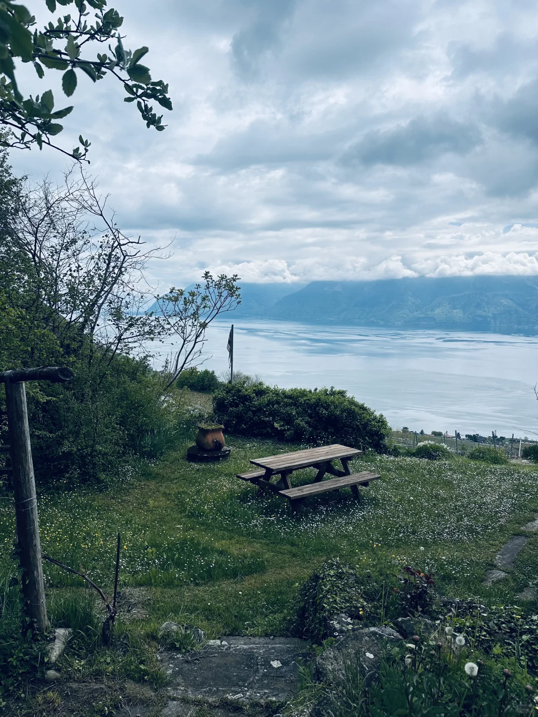 在瑞士不知名的湖边重新定义湖光山色