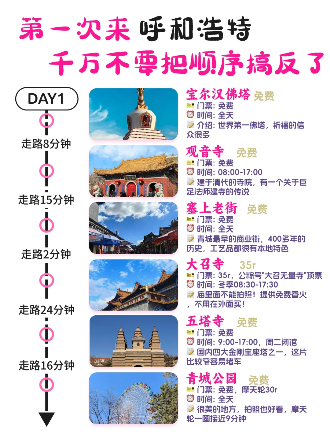 听劝，呼和浩特会惩罚每一个不做攻略的人❗