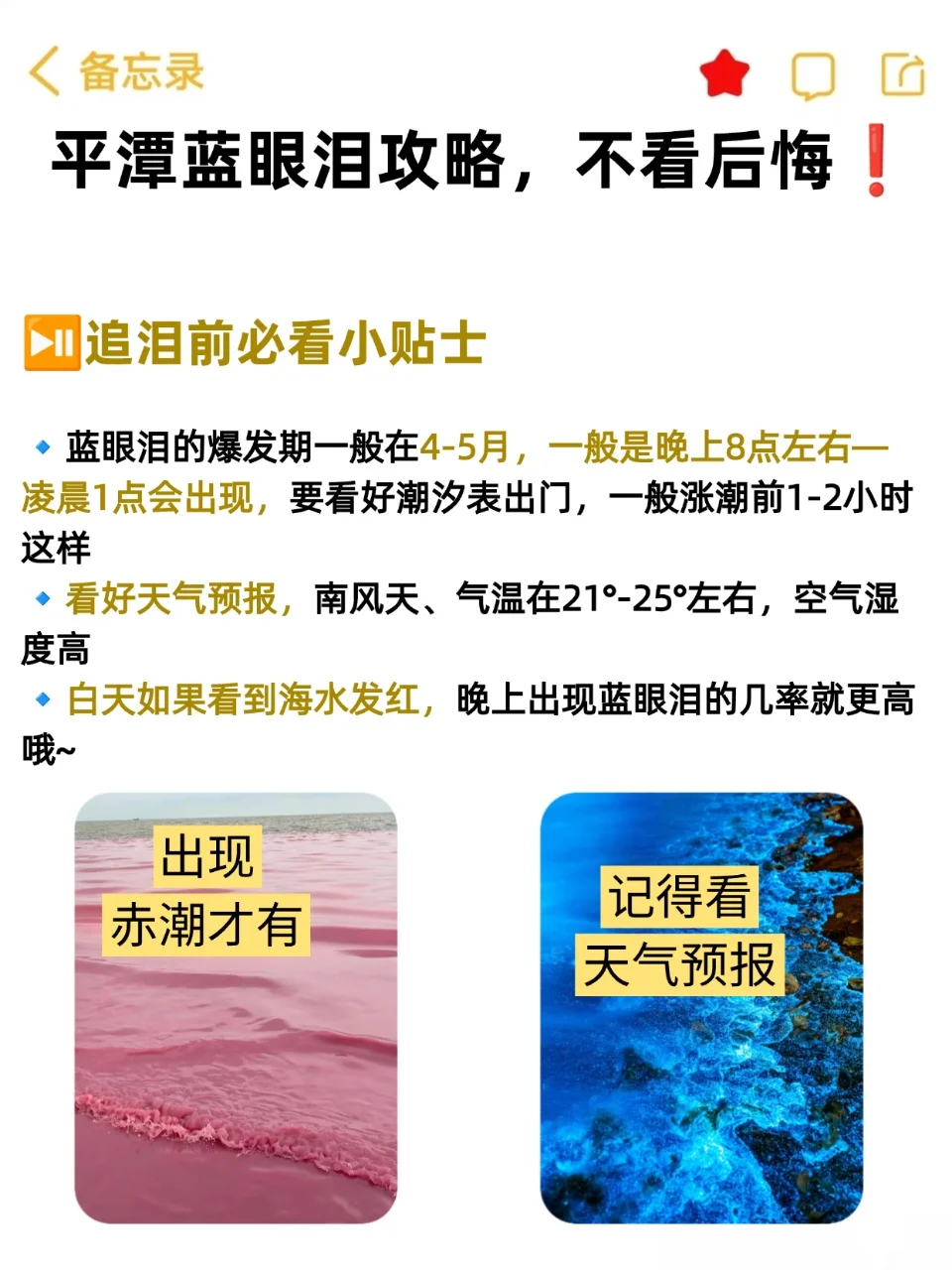 平潭追泪已回，攻略随便问