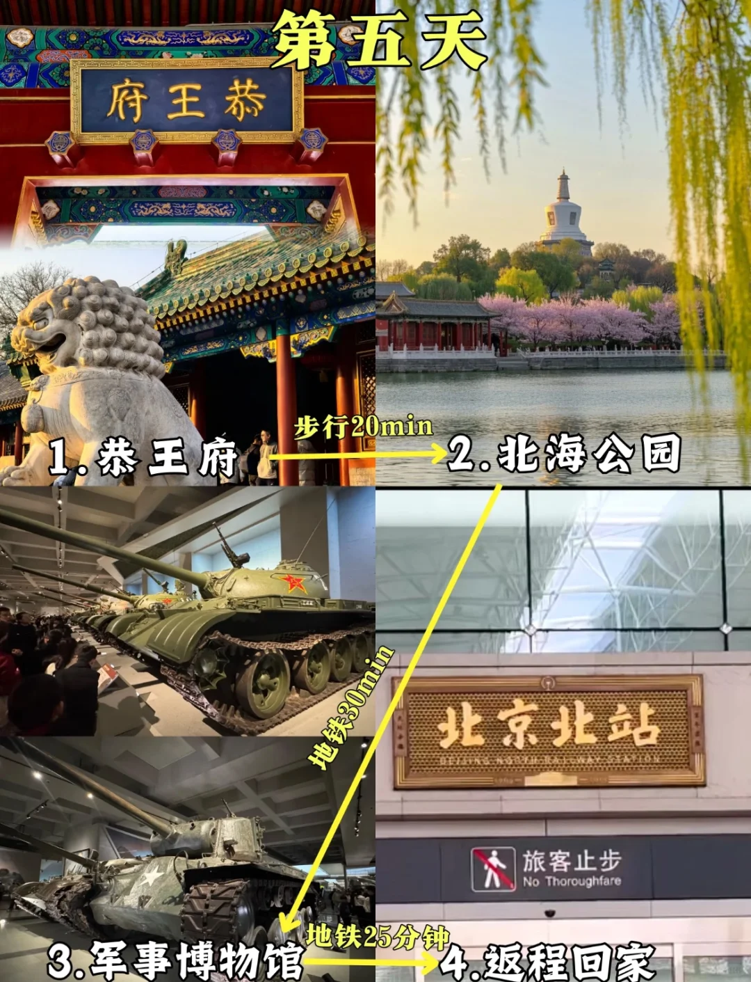 北京旅游攻略‼️4🈷️实拍！5-6🈷️来北京必看！