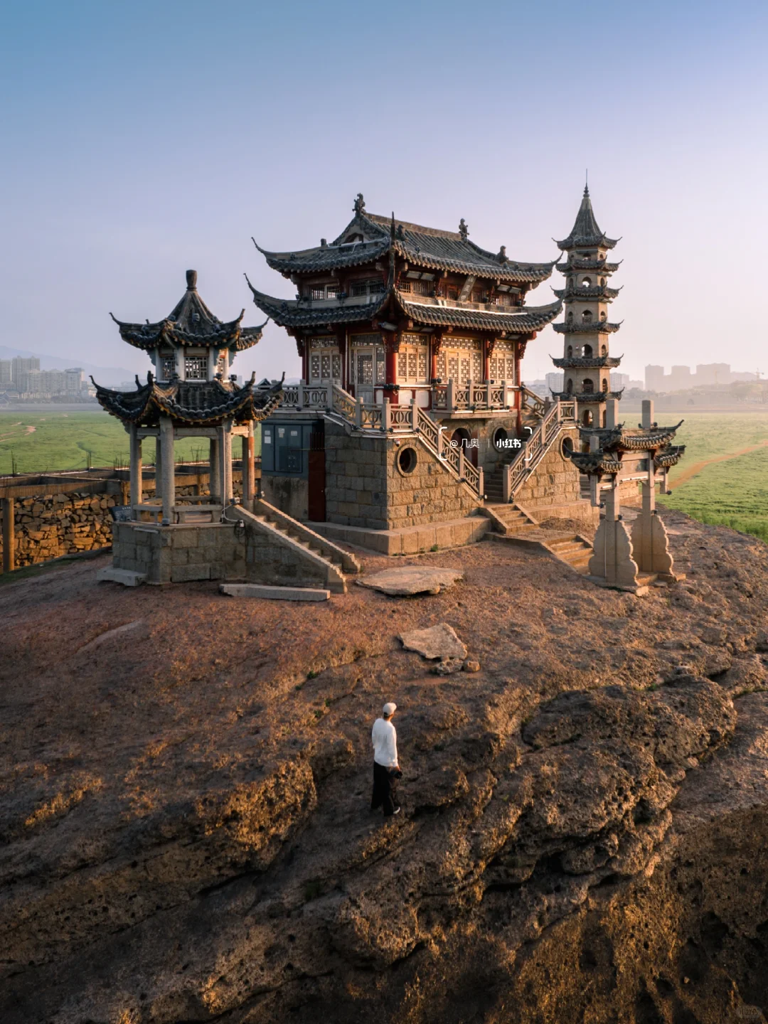 鄱阳湖中，我拍到了距今千年的落星墩！