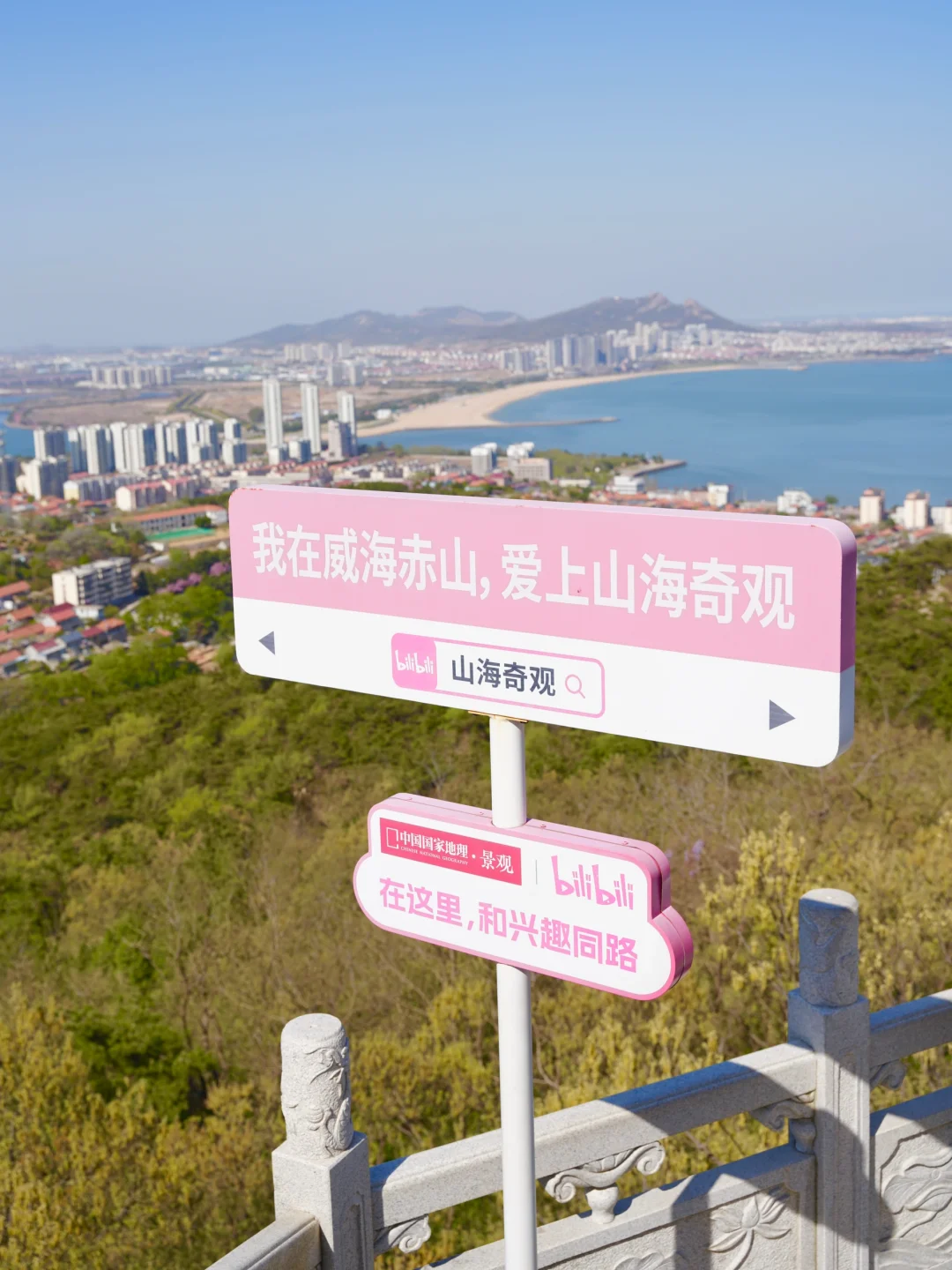 烟台五一周边游🌸威海石岛赤山樱花节‼️