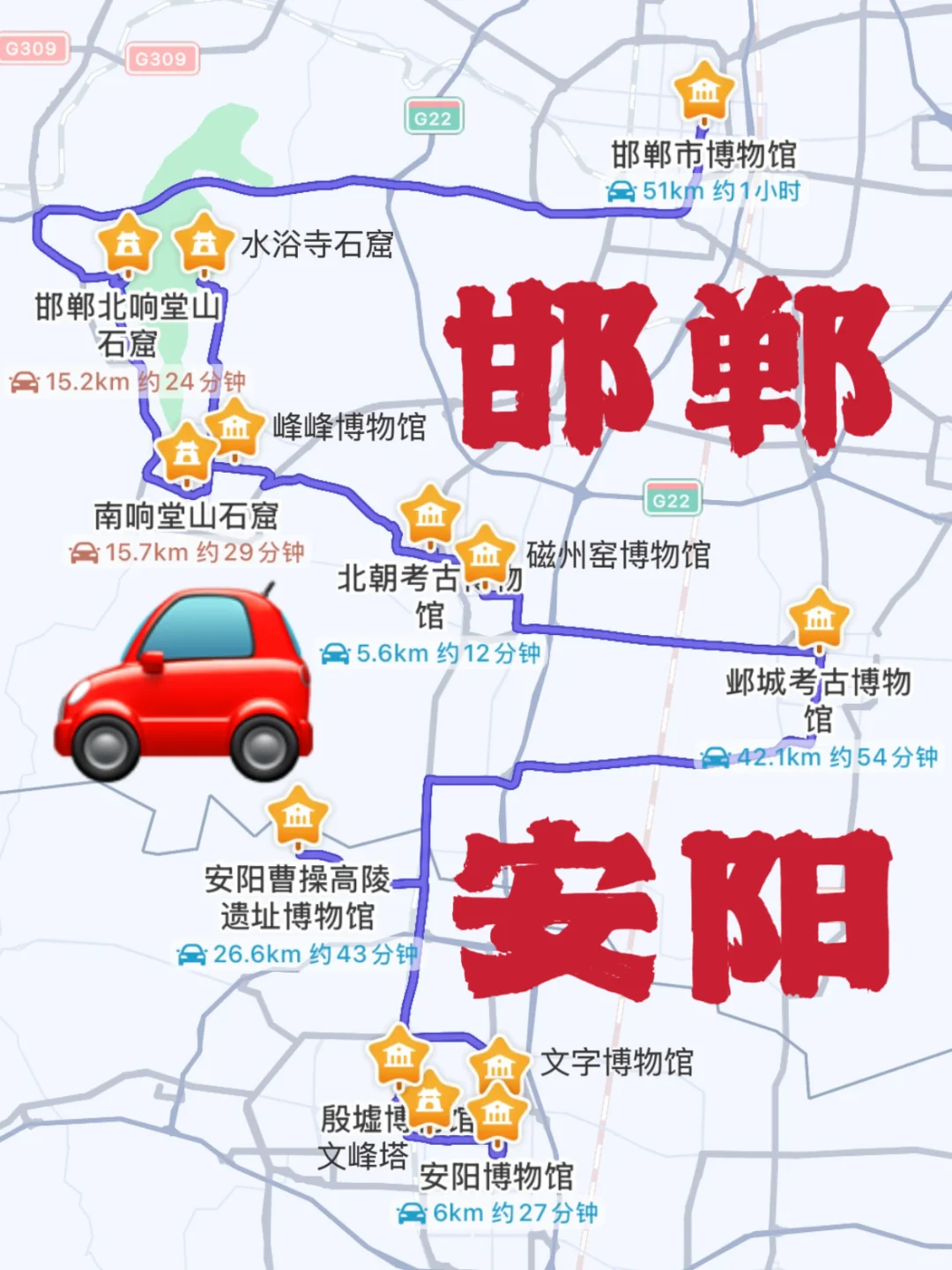 邯郸+安阳4天3晚攻略‼️这些一个都不能少啊