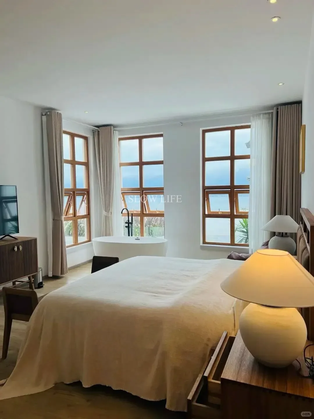 真的不是三亚~就在太湖西山岛！