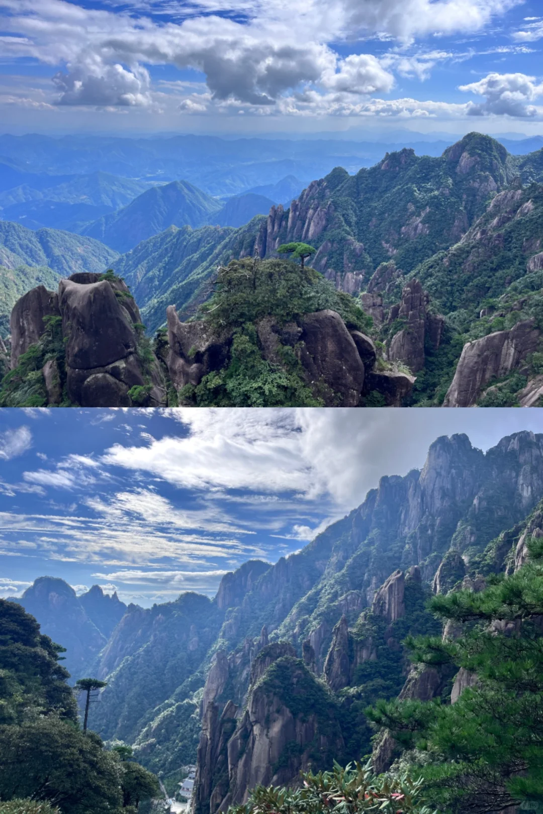 黄山和三清山我居然觉得三清山更胜一筹