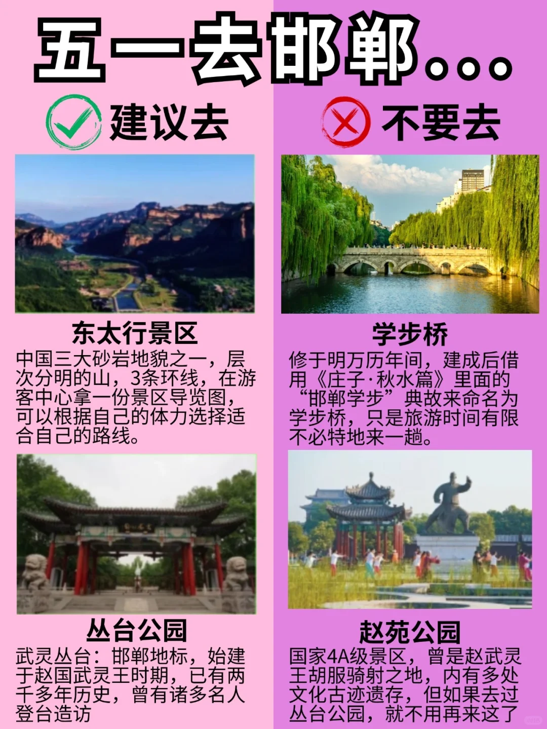 “邯郸很一般，没想象中好”他说这话我不信