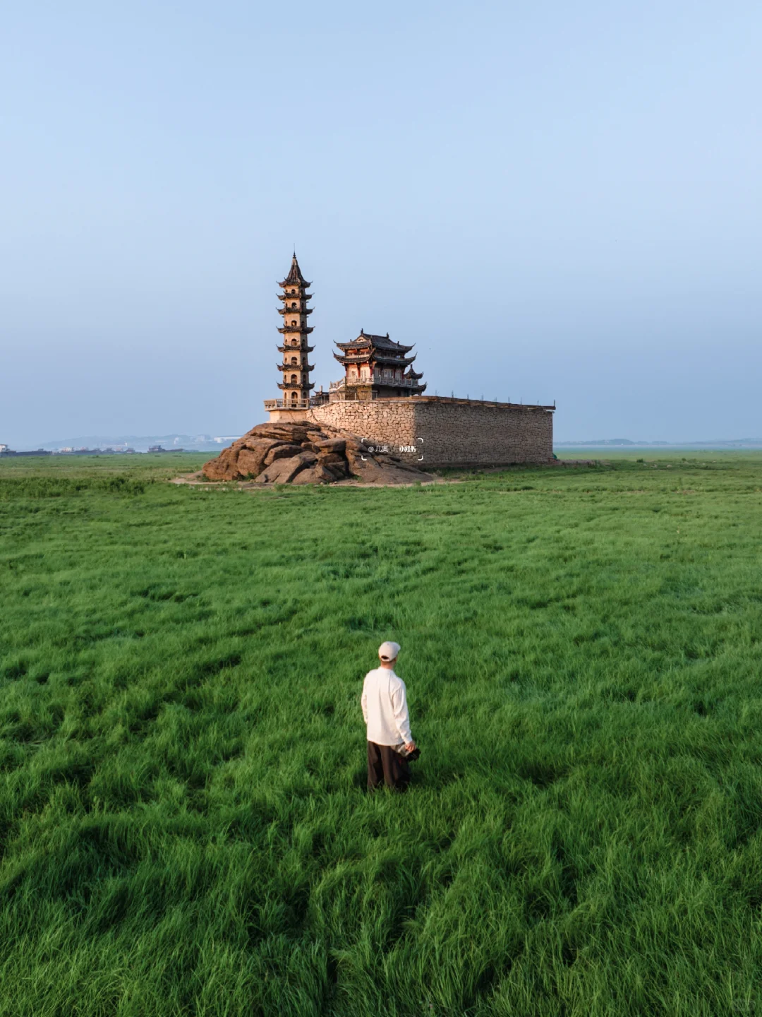鄱阳湖中，我拍到了距今千年的落星墩！