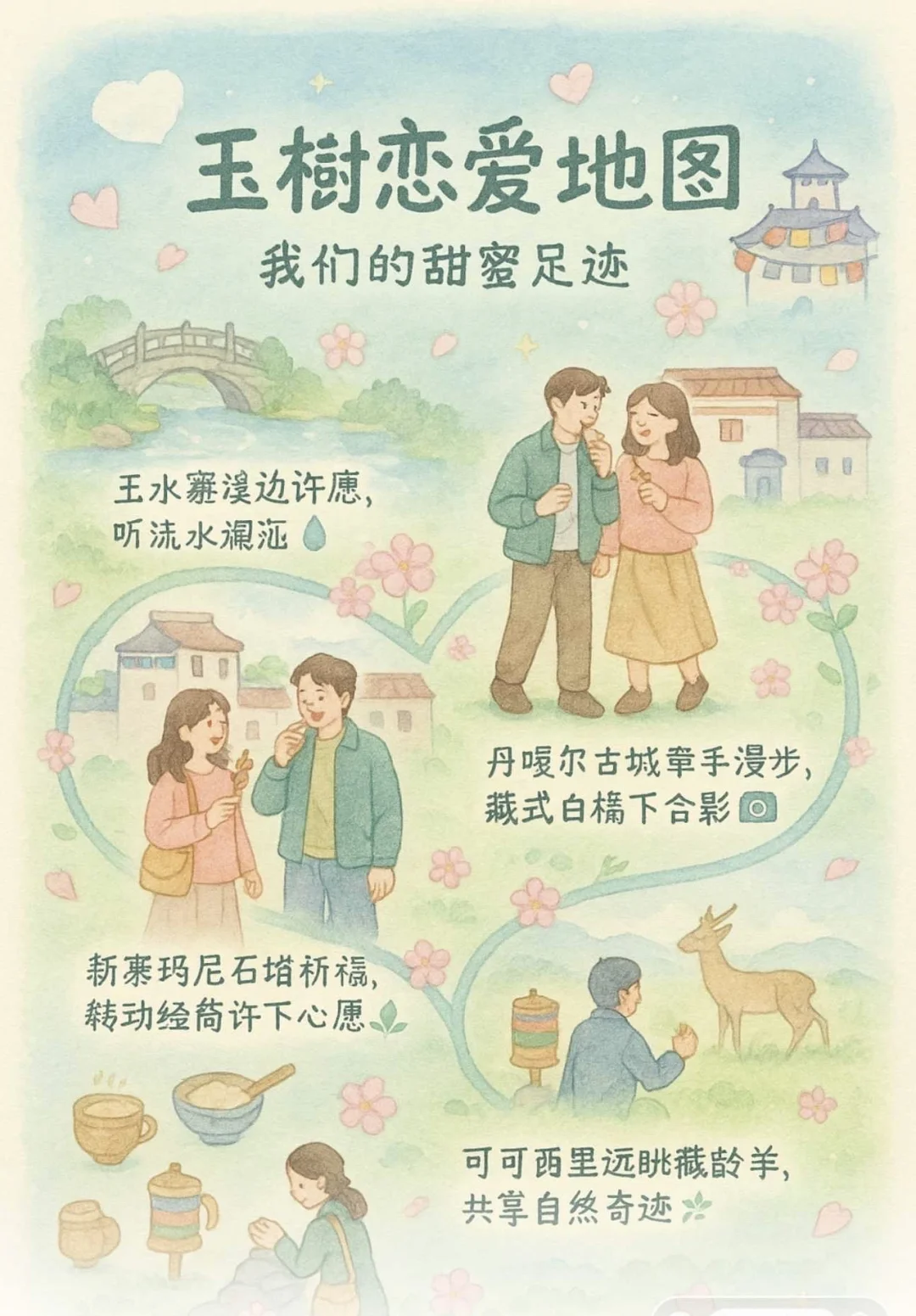 玉树情侣浪漫打卡地推荐💑