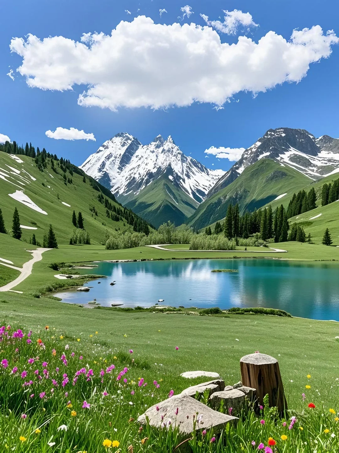 不在瑞士...在川西🏔️！！💐5-8月超浪漫好拍