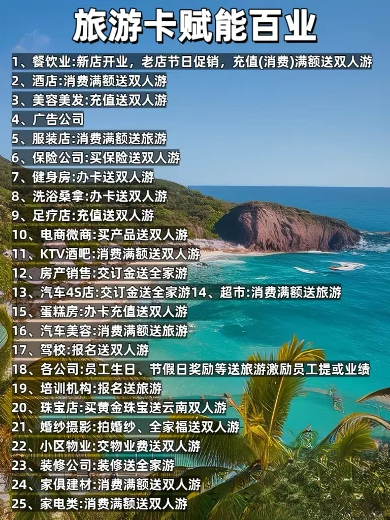 旅游卡到底能不能做？