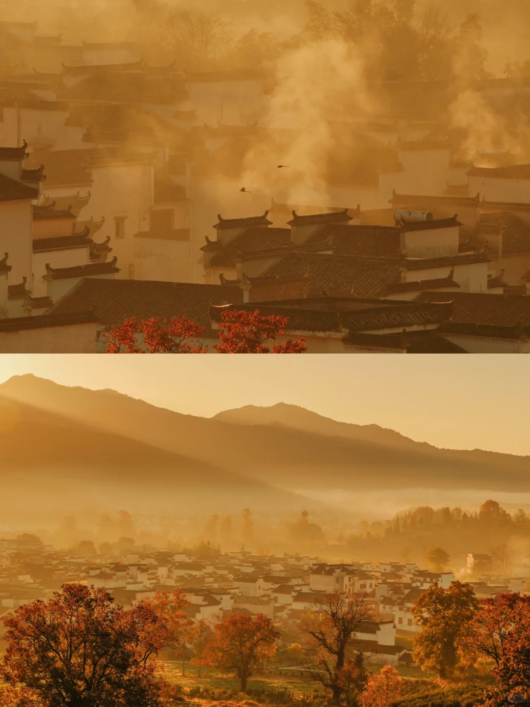 《国家地理》没骗我‼️皖南的秋天真的美绝了😭