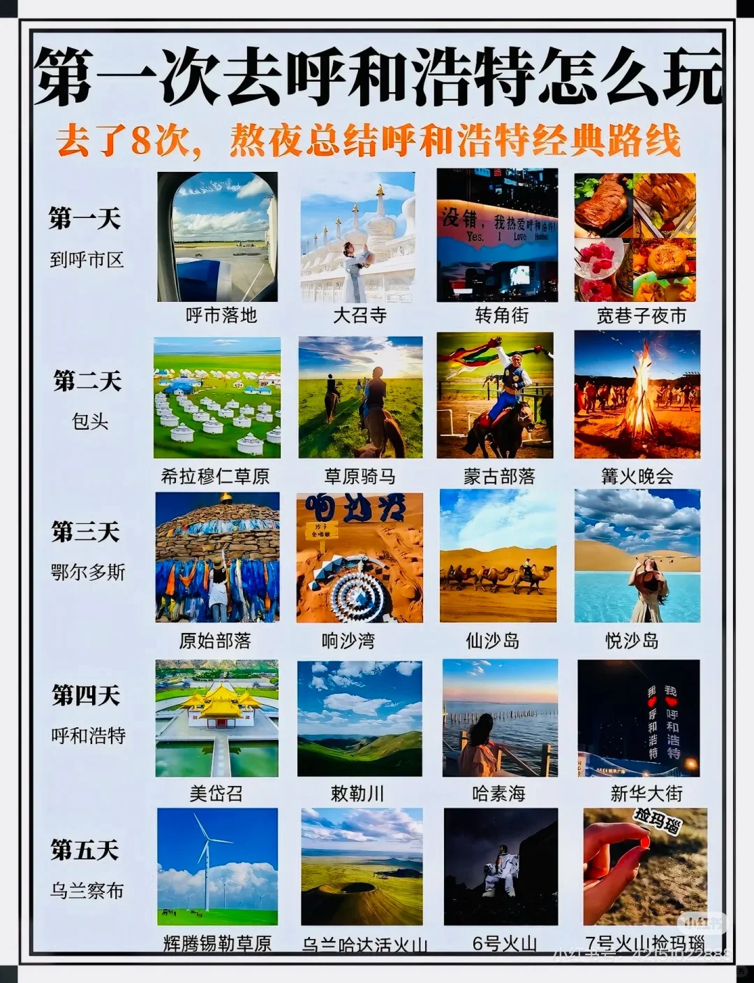 呼市周边游攻略