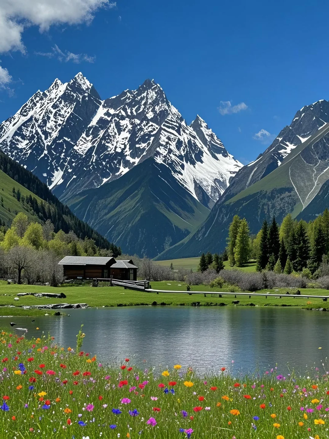 四姑娘山的浪漫永不落俗，掉进油画的夏天🌲