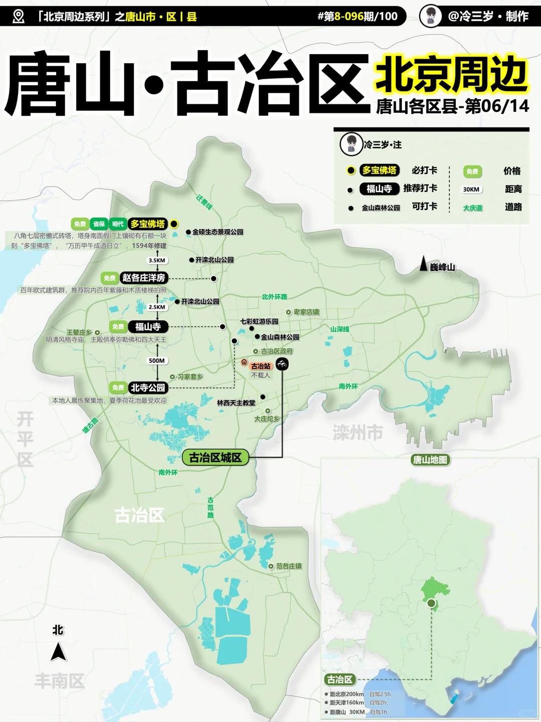 唐山市14个区县旅游攻略，有不少小众去处